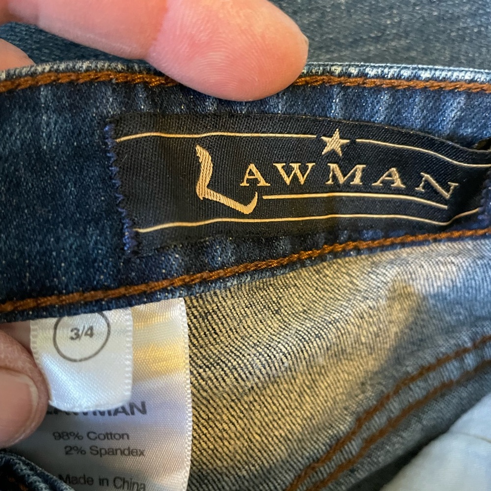 Vintage Lawman jeans straight leg, size 3/4 extra long - Picture 2 of 5